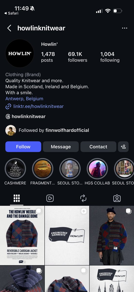 laleysbaya's tweet photo. @salamisell but this might’ve actually been the same sweaters (??) :-) i randomly stumbled across this brand, noticed finn follows them, then saw they had a limited drop in oct 2024 with those two sweaters. anyways it’s cute https://t.co/s1CZ5gQca7