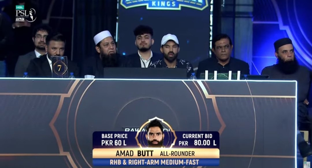 AnjumSfd's tweet photo. another pick PAKISTANi All rounder ammad butt. welcome to pindi family... #PSLAuction #PSL2026 #PSL11 https://t.co/rM9E4ZNWnp