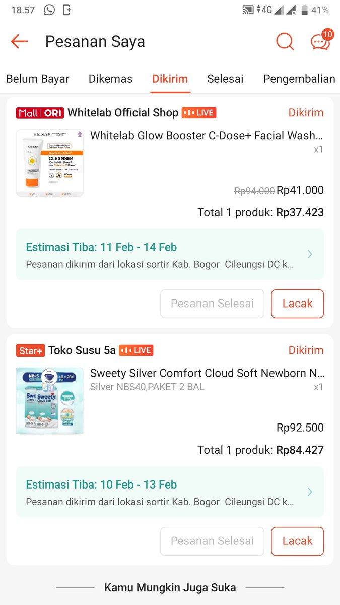 suucciii's tweet photo. kenapa kalo bayar pake shopeepay nyampenya lama bgt(?) giliran COD atau spaylater itu nyampenya ngebut 
apakah sy disuruh ngutang terus? https://t.co/USNdEQkA6W