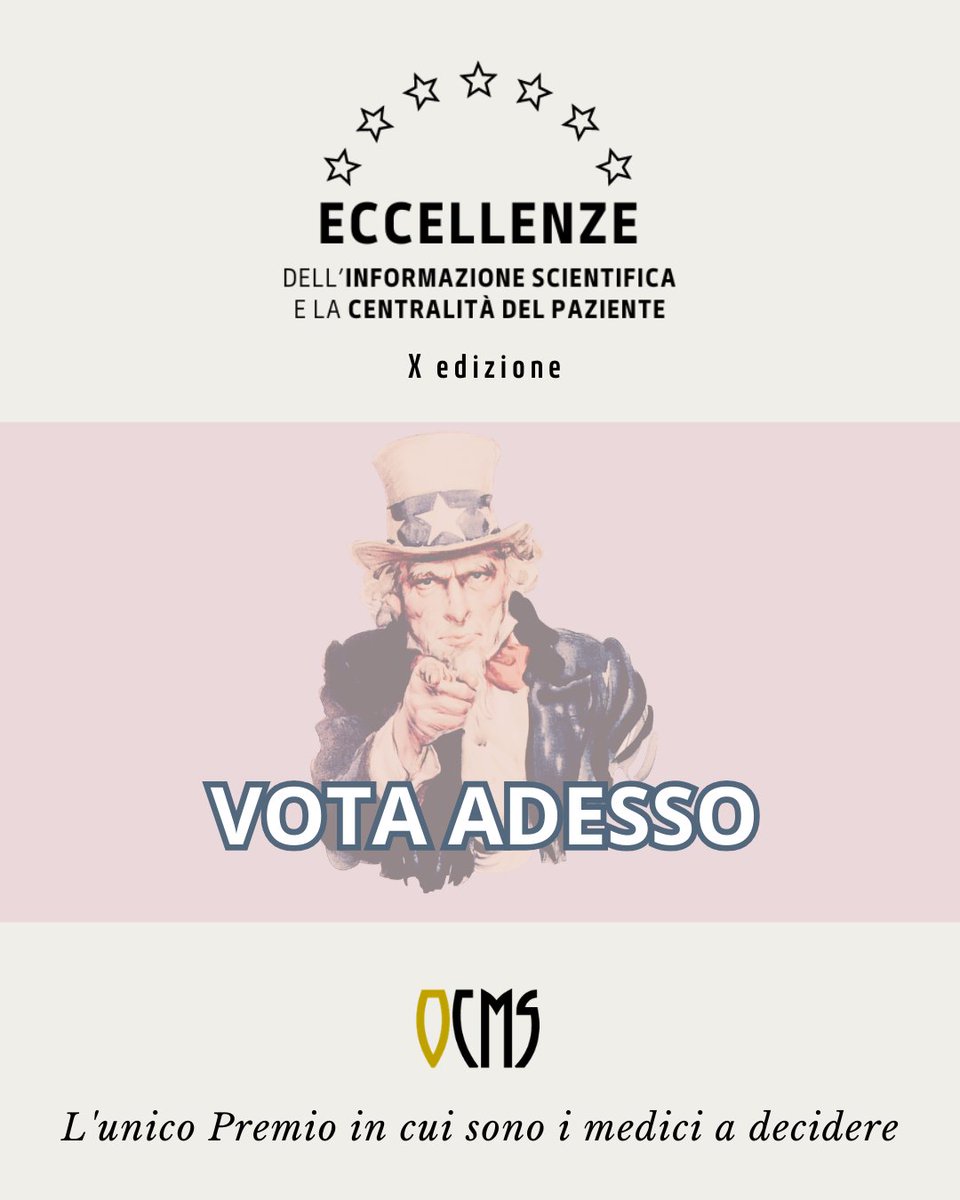 📣Medici all'ascolto: è ufficialmente partita la survey per votare il miglior progetto di informazione scientifica📣

Trovate il link alla survey qui👉🏻hubs.li/Q042D7dN0

#PremioEccellenze #EccellenzeIS26