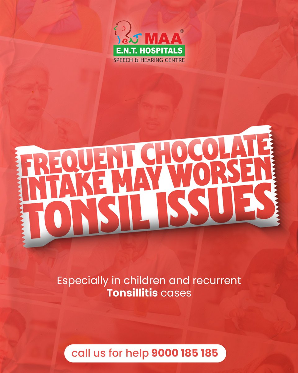 maaenthospitals's tweet image. Love chocolate? Your tonsils might not. 🍫

📞 9000 185 185
📍 Jubilee Hills | Gachibowli | Malkajgiri | Dilsukhnagar | Balanagar | Mehdipatnam | KPHB | Kolkata | Mumbai
#ENTCare #ThroatHealth #Tonsillitis #PreventiveHealthcare #PatientAwareness 
#MAAENTHospitals
