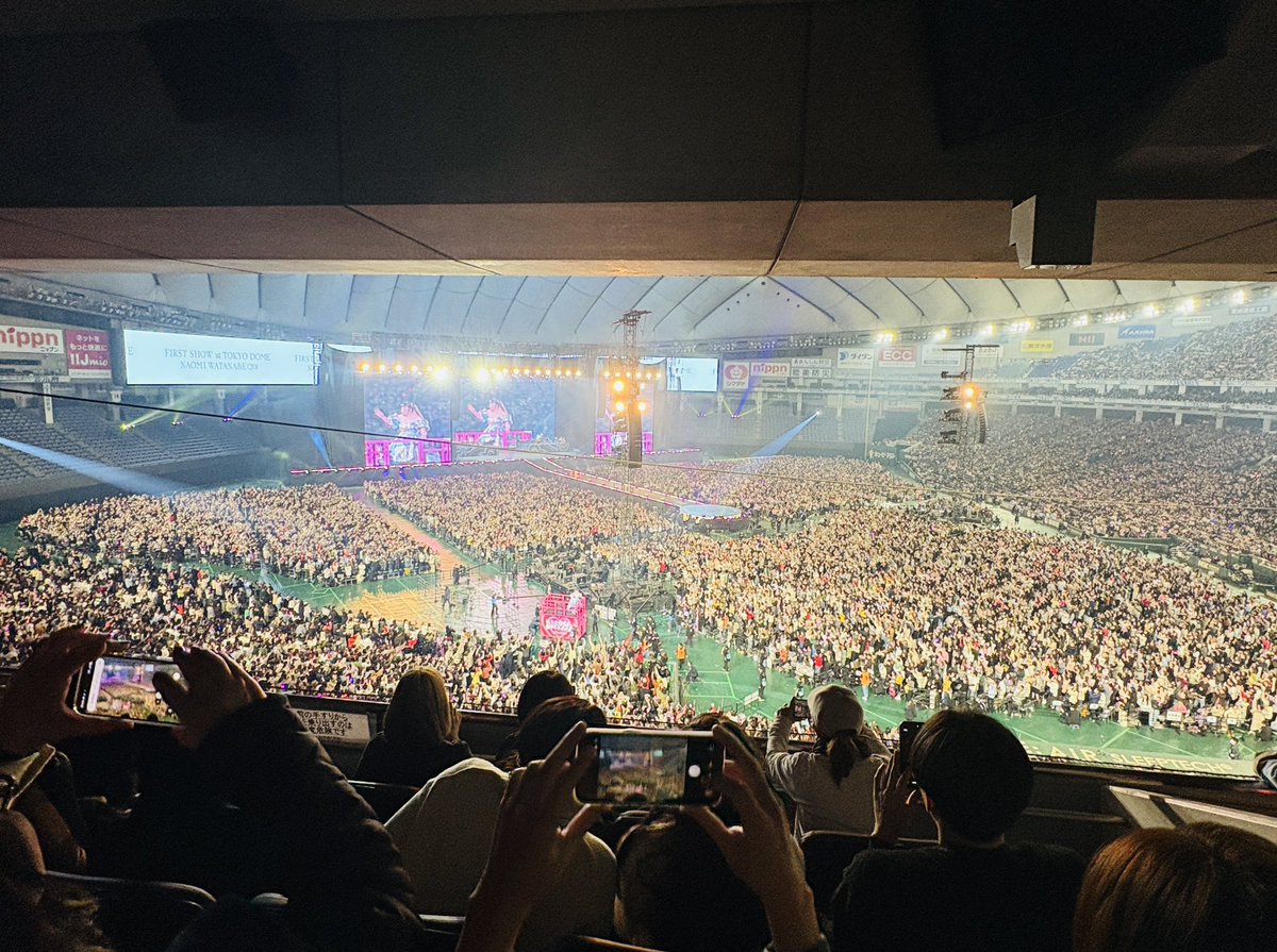 渡辺直美さん東京ドーム公演。
笑いと熱量、そして随所に散りばめられた演出に気づけば終演の時間。最初から最後まで観る側を離さない素晴らしいステージでした。
贅沢な時間をありがとうございました🍑
作曲、編曲させて頂いた、「脱優柔不断」
（Peach Nap名義）も情報解禁！よろしくお願いします。