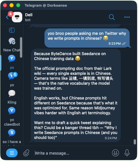 do i say yes and post that "banger tweet"