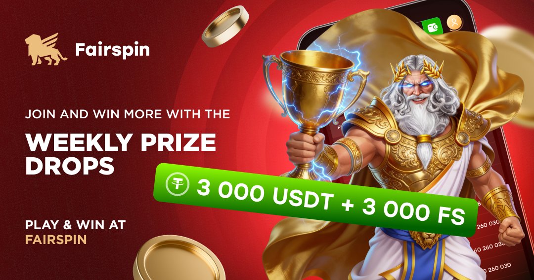 🎉 Weekly Prize Drops - Ronda 4! 🎉
📅 9 a 16 de fevereiro
💎 Ganhe: 3,000 USDT + 3,000 Free Spins

🗝️ Como garantir a sua parte:
Basta jogar slots da Pragmatic Play e fazer as suas apostas - será automaticamente incluído!

🎲 Diversão pura. Prémios reais.
fairspin.cc/TW2026_01