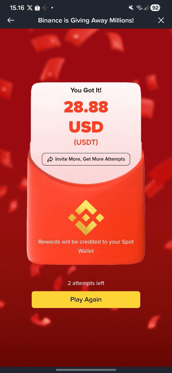 0xmilim's tweet photo. Lucky me got $28 for free! Join now https://t.co/anBHQArhft https://t.co/EAYwQQNoZC