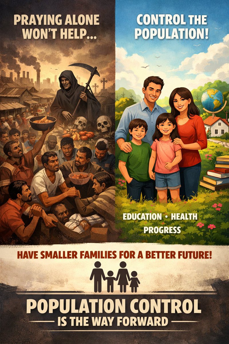 It's high time we helped ourselves. Why won't there be more deaths if the resources are stagnant and the number of people competing for these resources are numerous. Imbibe population control <a href="/UN/">United Nations</a> <a href="/UNICEF/">UNICEF</a> <a href="/Pop_Council/">Population Council</a> <a href="/NigeriaGov/">Government of Nigeria</a> <a href="/OurWorldInData/">Our World in Data</a> <a href="/elonmusk/">Elon Musk</a> 
#populationcontrol