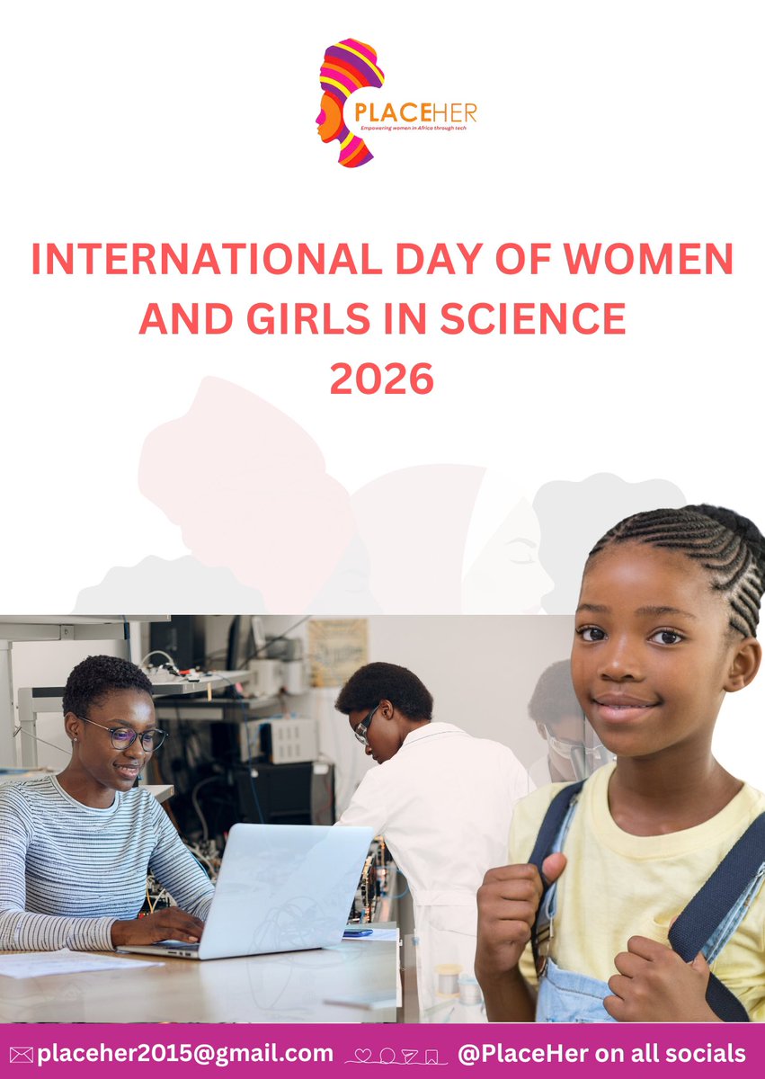 Today, we celebrate the brilliance, resilience and innovation of women and girls in science🌍🔬

At PlaceHer, we believe that when girls are given access to knowledge, technology and opportunity, they don’t just participate in science they lead, innovate and transform communities