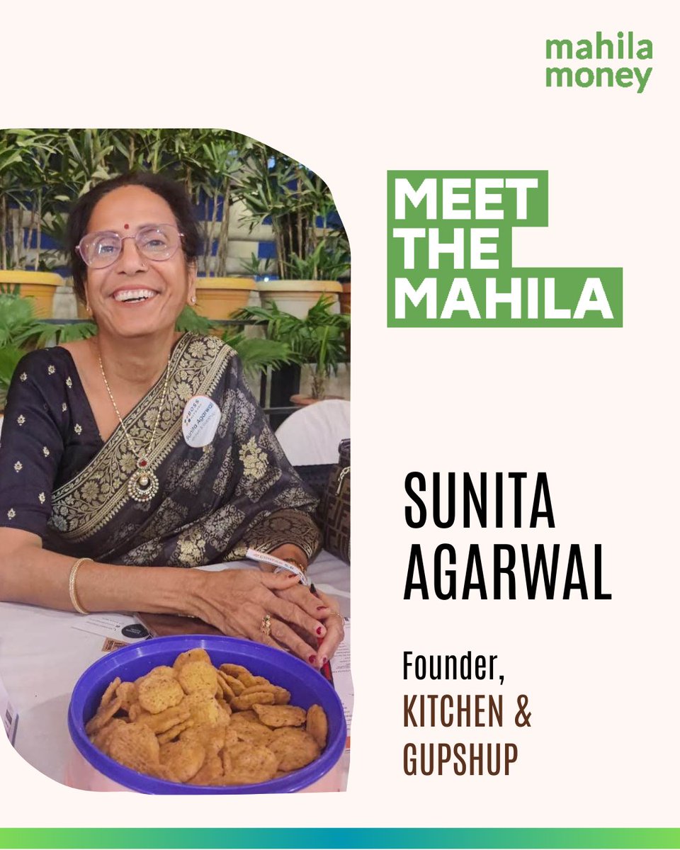 MahilaMoney's tweet photo. Guwahati-based food brand 💚

Sunita turned her home kitchen into a scaling business, Kitchen &amp; Gupshup.

Read her inspiring journey here:
https://t.co/lRXRFdnK5e https://t.co/QBAed7s0Vx