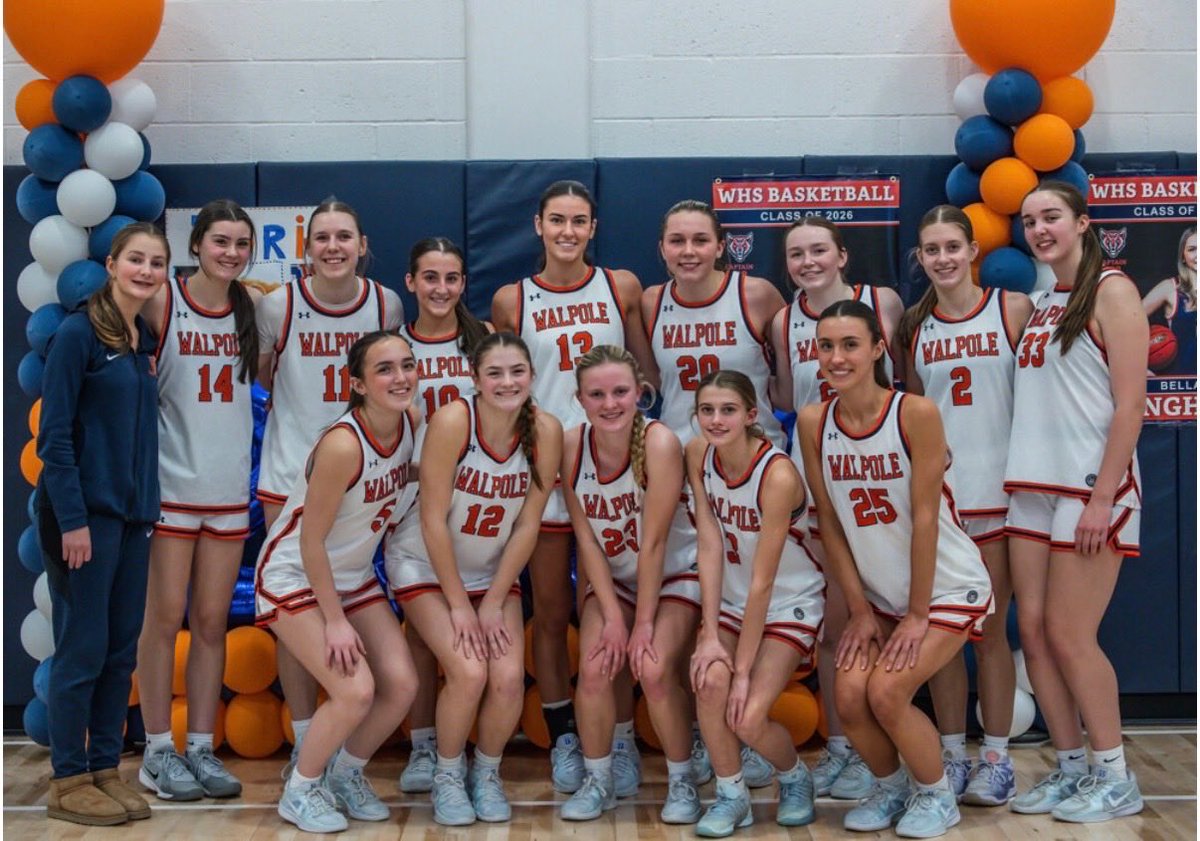 WalpolehighADSM's tweet photo. Congratulations to @WalpoleGBBALL for winning the Bay State Conference.  Great group of kids on and off the court. Well deserved. 
@GlobeSchools 
@BosHeraldSports 
@TrevorHass 
@BGlobeSports https://t.co/g4Y4UQplGM