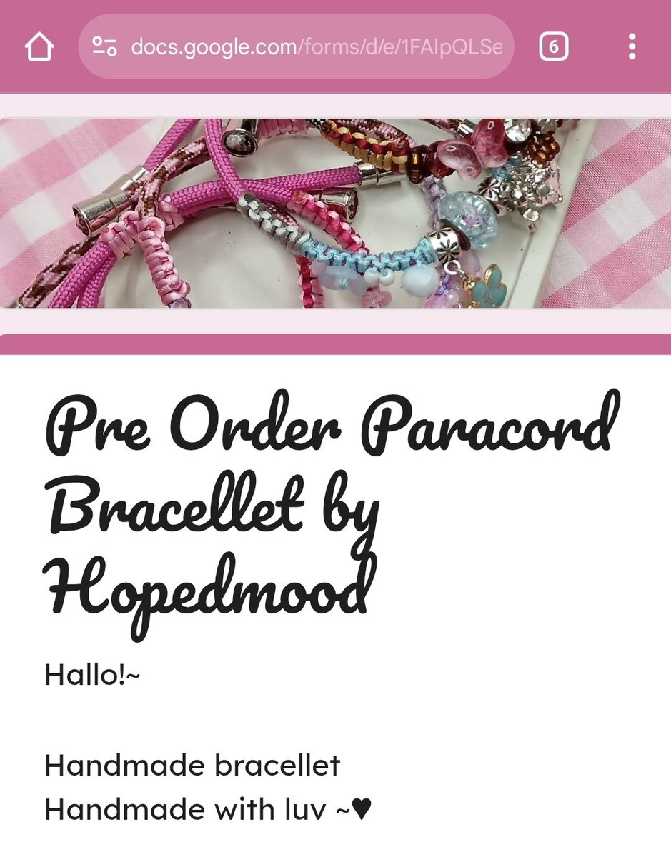 hopedmood's tweet photo. Open pre order bracellet paracord~ 
Only 40k! Jangan lupa ikut yaa 😍🌸
https://t.co/P6obfXlWEJ https://t.co/grsOpmxS0x