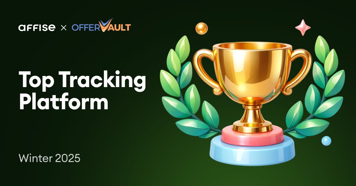 🏆 Affise is officially a Top Tracking Platform Winter 2025, awarded by OfferVault.

Thank you to our clients and partners for trusting us to power your growth. More innovation ahead 🚀