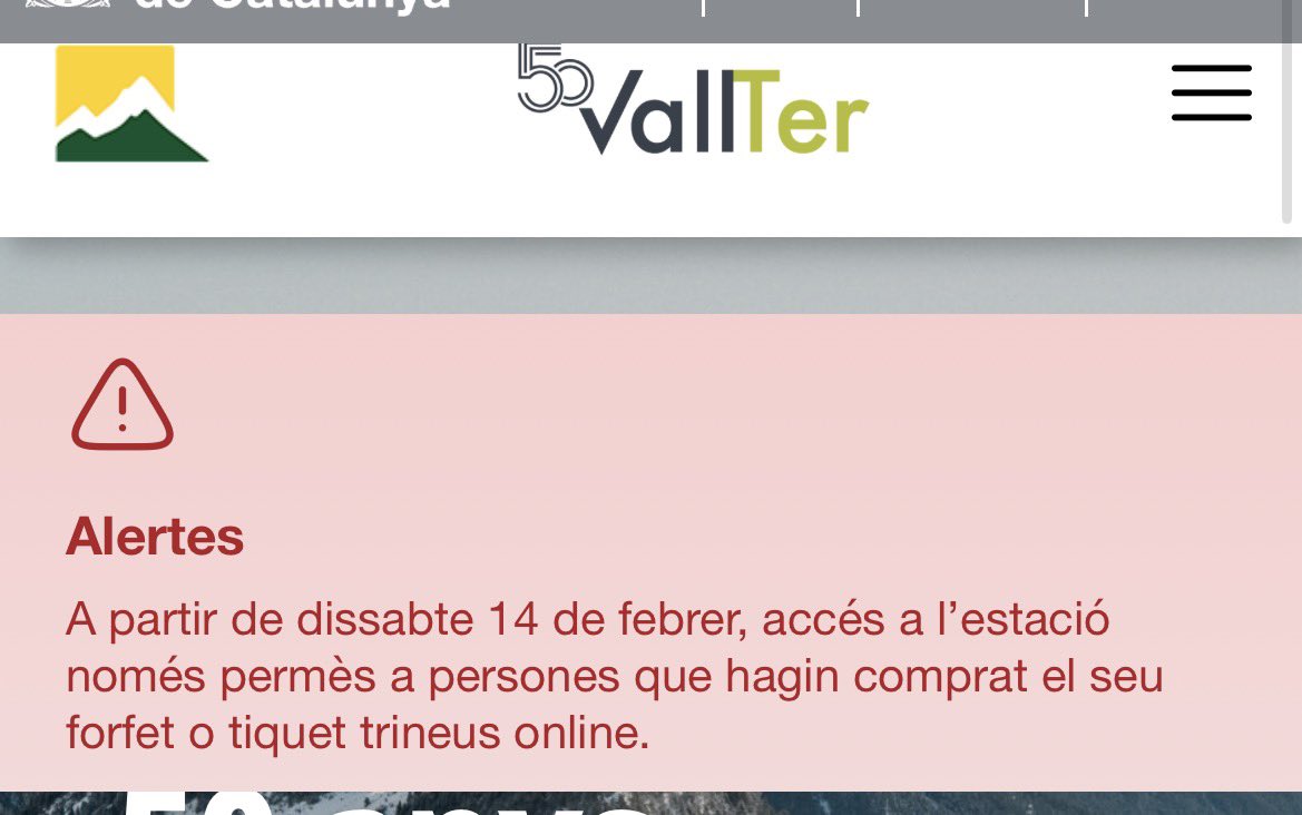 La muntanya és de tothom, no d’una estació d’esquí⛰️
Lo que està passant a Vallter, limitant accessos i prioritzant només el negoci, és un pas més cap a la privatització del nostre territori
Volem muntanyes accessibles, vives i respectades tot l’any✊🏽
<a href="/Vallter2000/">Vallter</a> feu vergonya!
