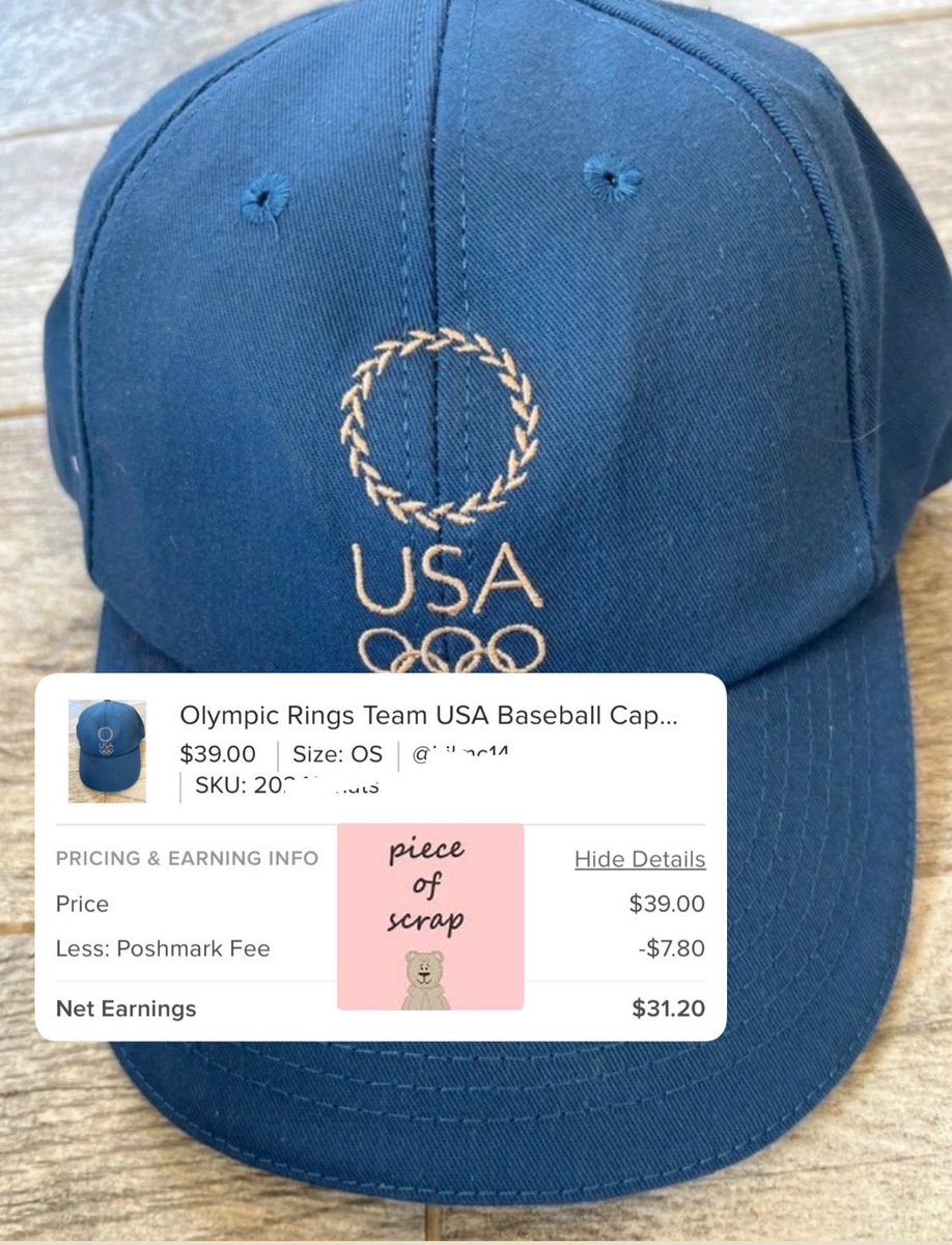 piece_of_scrap's tweet image. A loyal Team USA fan is proudly sporting this $2 thrift store gem after purchasing it on Poshmark for $39. What's your favorite Olympic event? I'm into curling 🥌

#curling #Olympics2026 #poshmark 

new to Poshmark? Receive $10  with code PIECEOFSCRAP posh.mk/CMFpOfoYlGb