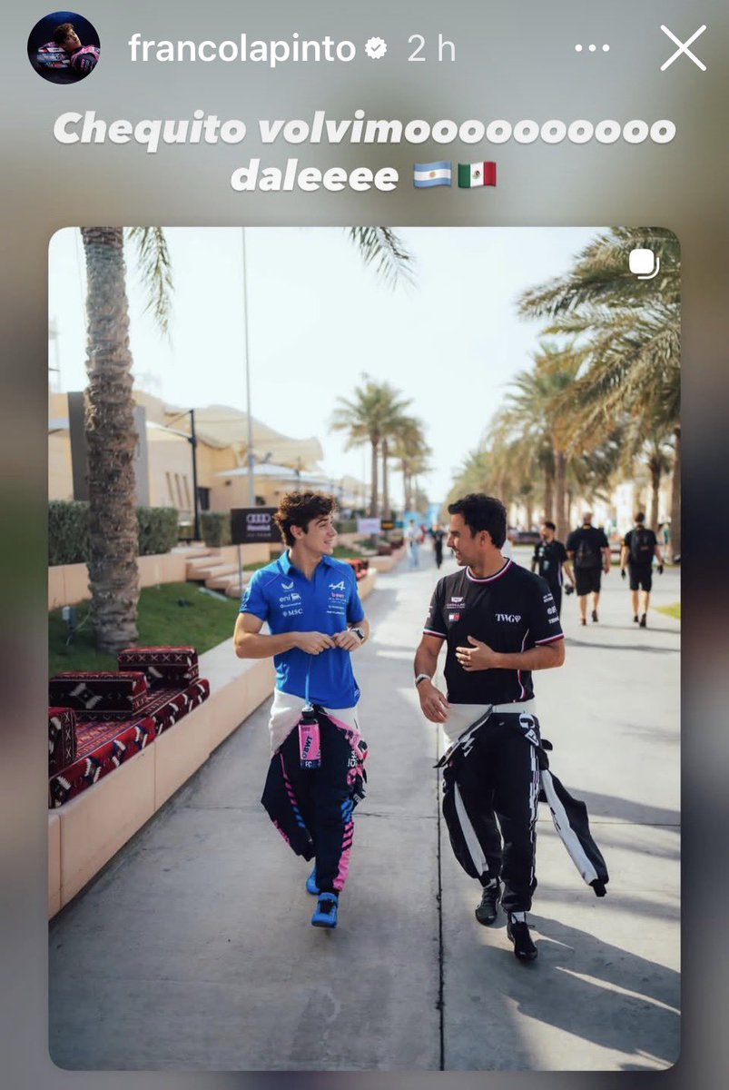 ma_fe79's tweet photo. De verdad que Franco es el más feliz de que Checo regresara 🥹🫶🏻 https://t.co/PK5m56FE7Y