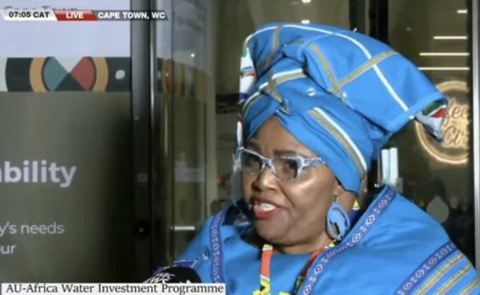 Meet the Min of Water and Sanitation... Another fkn useless cadre ...