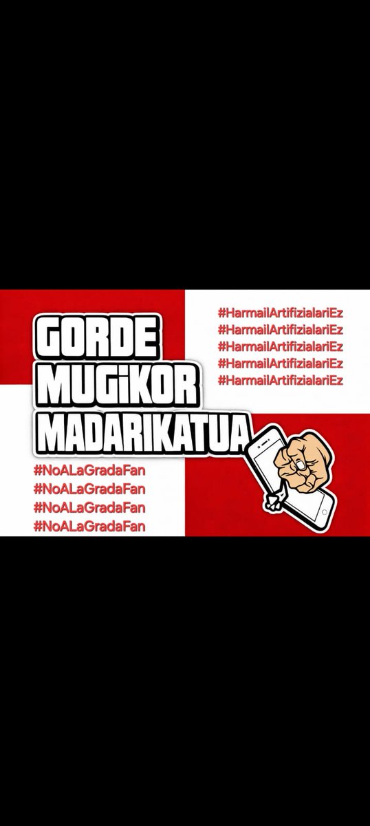 #DiruarteFlanHarmailaSuntsitu
Herri harmaila aurrera!!!
Diruarte kanpora!!!