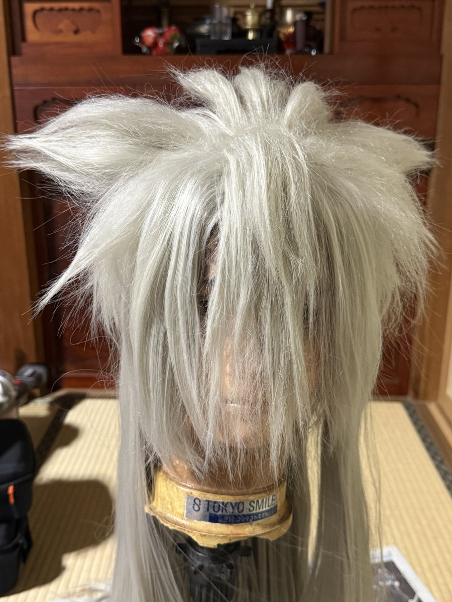 ワッフルアイロン捨てたの忘れてたので普通のヘアアイロンとくしで気持ち頑張った
とりあえず方向性は決まってきた