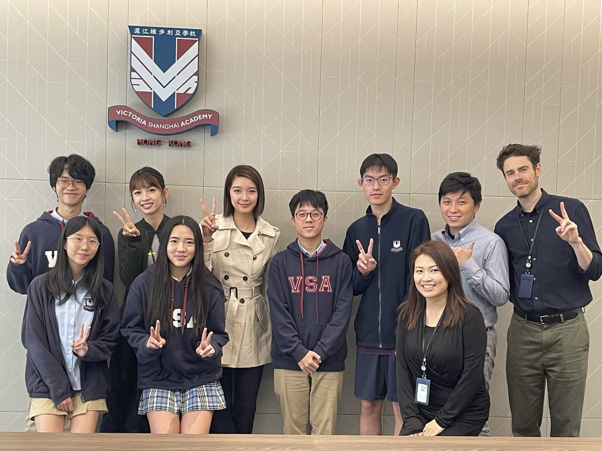 Super happy to be back at @vsahkg to share my journey! Huge thanks to Principal Dr. Sum for the kind invitation. It’s incredible to see how today’s students are demonstrating an exponential growth in intelligence. Truly excited for our upcoming “Citizen Scientist” program!