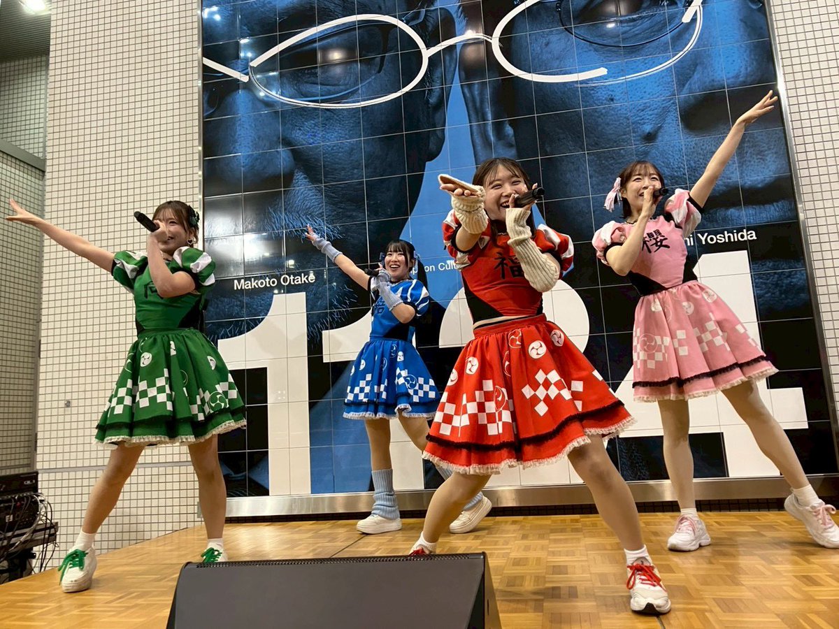 文化放送サテライト広場 ライブありがとさまでした🩷 たくさんの人が