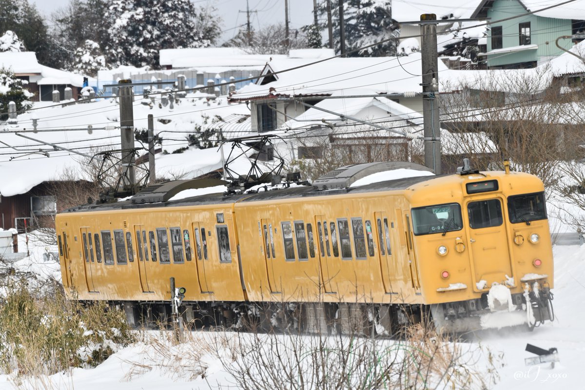2026/2/9 115系G編成
ちょっぴり雪化粧