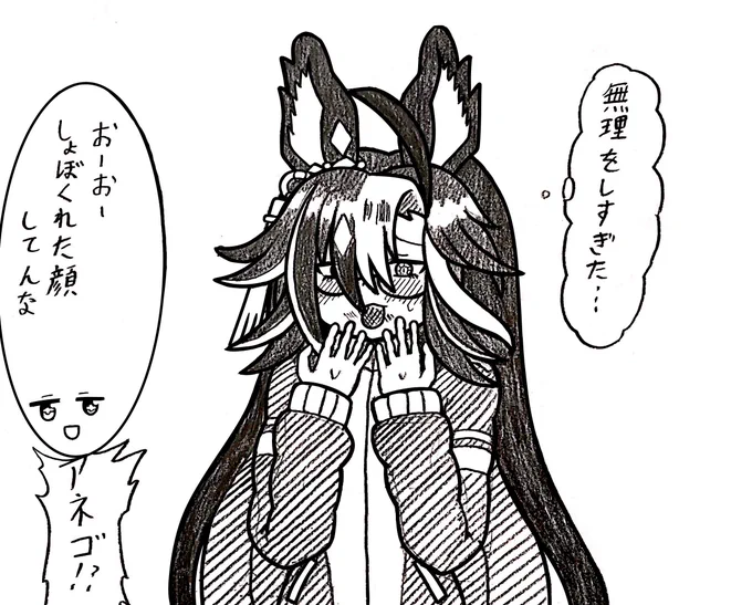 #ウマ娘 
トレーナーさんのいないところで 