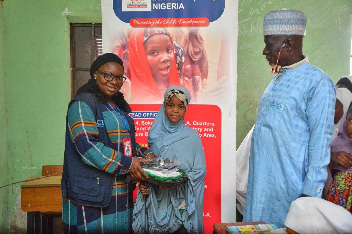 In continuation of the STCI funded "Back to School Initiative", the team conducted distribution of learning materials to identified pupils at Alhaji Alhaji Model Primary School in Sokoto North LGA of Sokoto State. 
#plannigeria
#unicefnigeria
#ActionAgainstHunger
#streetchild