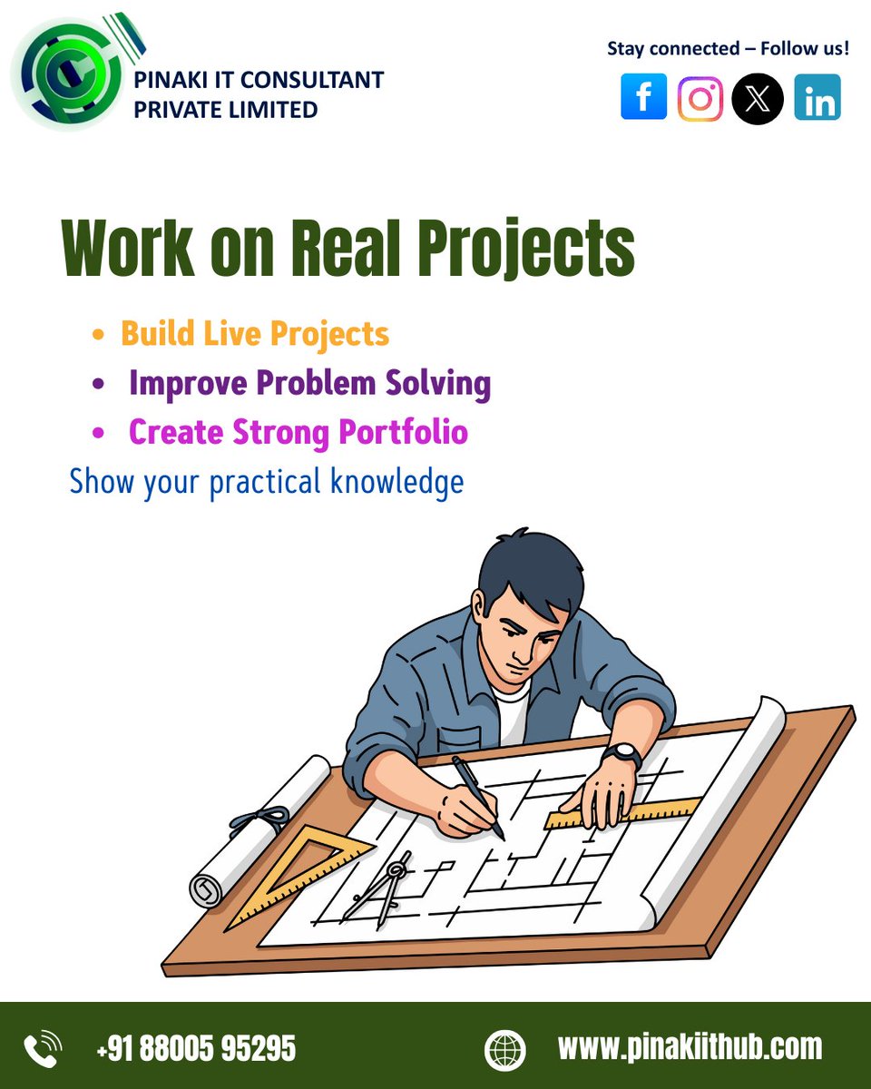 Pinakiithub's tweet photo. Build a strong future in the IT industry with the right combination of technical skills, practical experience, and career guidance. 

🌐 https://t.co/NBtHX0jQyG
📞 +91 88005 95295

#TechCareer #JobReadySkills #ProgrammingTraining

[IT training institute, job ready IT skills] https://t.co/9gXETXkjo1
