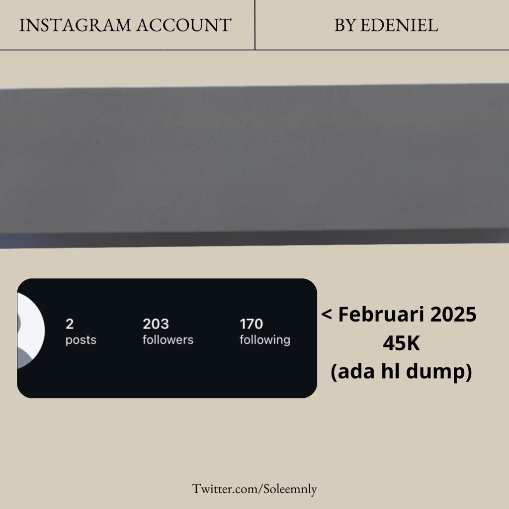 E. Jual akun IG Instagram. tweet media