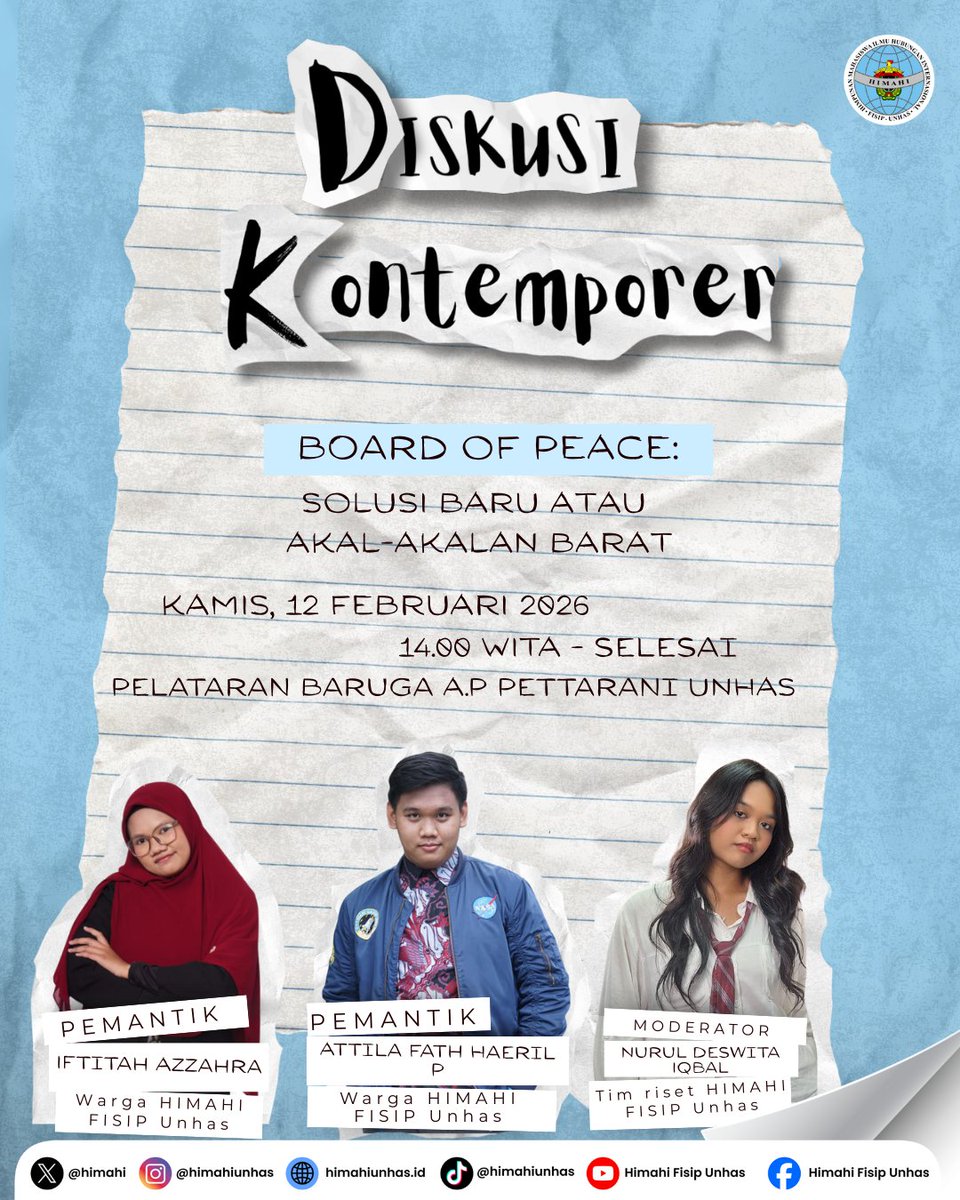 HIMAHI FISIP UNHAS tweet media