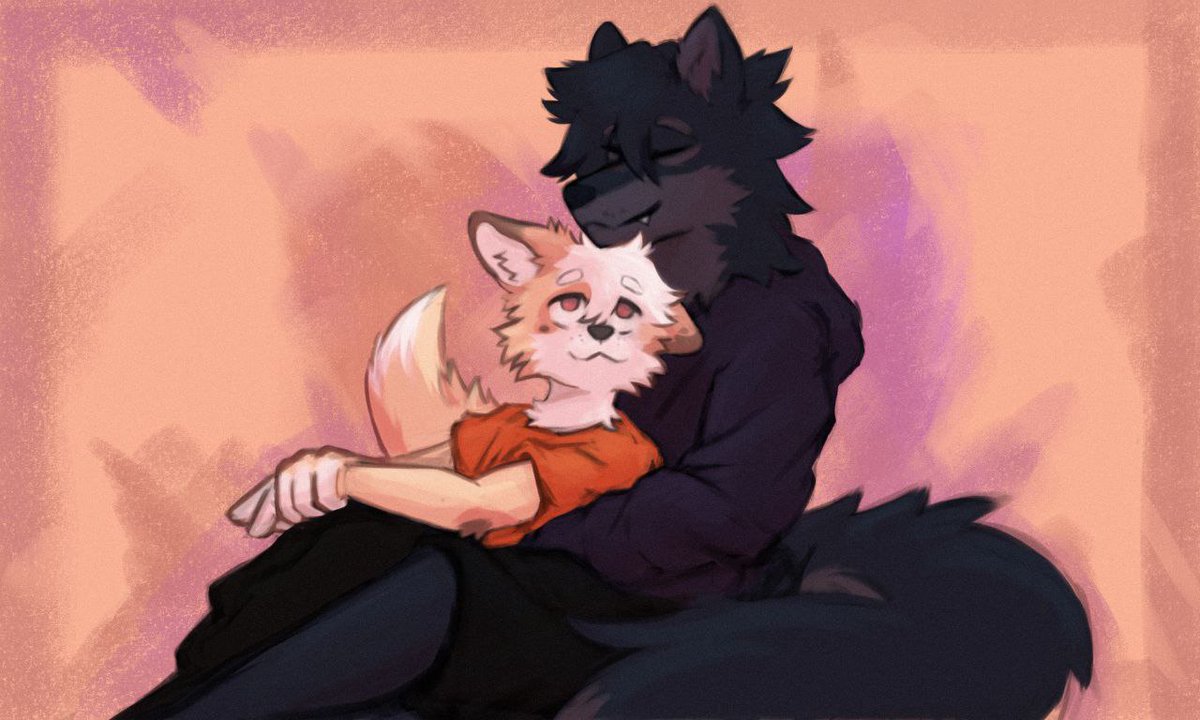 LycaonOli's tweet photo. Valentine's day 
#furryartwork #SumireIsekki https://t.co/yncZitNINz
