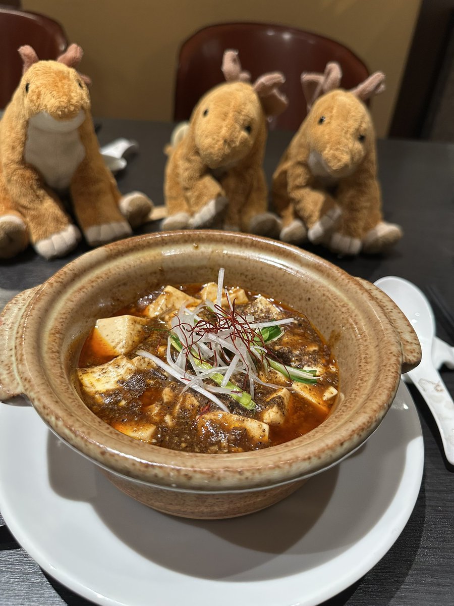 tescowaitrose's tweet photo. 大好きな麻婆豆腐。蟹アレルギーの私が食べられる、中華料理。杏仁豆腐。青森県リンゴジュース。#縄文人もびっくり栗ソフトクリーム 。一人でも【テーブルをリクエスト】すると、キチンとしたテーブルに案内してもらえます。#四川料理 #吉慶 #LOVINA #駅ビル #青森駅 エビは食べられるようになった。 https://t.co/8HyVZWGA53