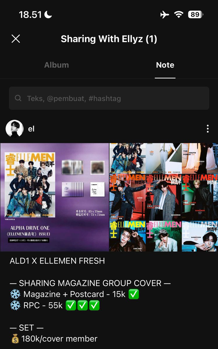 elzgsw's tweet photo. Hi guys aku mau GA sekalian promosiin GO aku yg baru netas!!

Winner :
🥇Album Jewel sealed random
🥈PC ALD1 official
🥉Jaket STUDY GROUP unoff windbreaker

Rules :
1. Join GO
🔗: https://t.co/9wLtAwAtyD
2. Follow akun ini
3. Like &amp; rt

Berlaku sd 28 februari
Diumumkan 3 Maret https://t.co/mPL0gFjS18