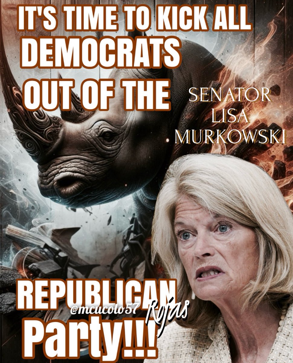mcucolo57's tweet image. 🚨BREAKING: Republican Senator
Lisa Murkowski says she will NOT support The SAVE ACT, a bill that would require Proof of Citizenship when voting.
Disgraceful‼️