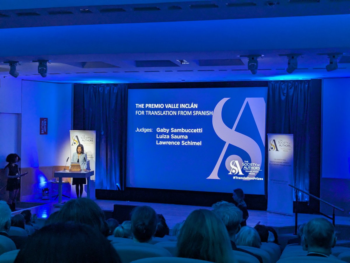 gabysambuccetti's tweet photo. Thank you, Society of Authors @thesocietyofauthors for another incredible year of translation judging. https://t.co/Pt1pG9AUoR