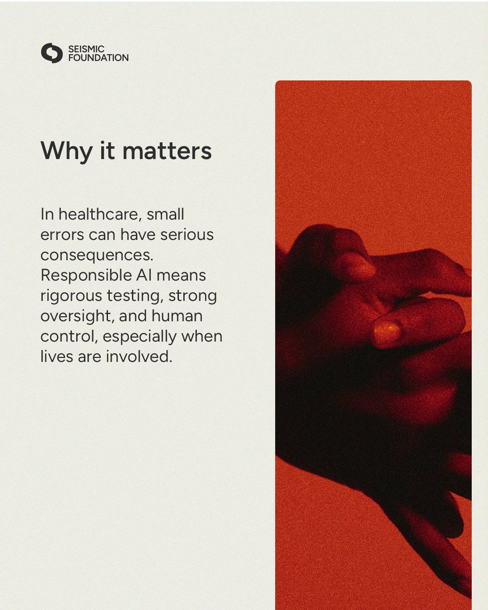 Seismicfound's tweet photo. AI is now assisting in surgeries and clinical decisions, but reports show malfunctions, recalls, and accuracy concerns. In healthcare, even small system failures can carry serious consequences. Innovation must be matched with rigorous testing, oversight, and clear human control. https://t.co/EMlSS3fI67