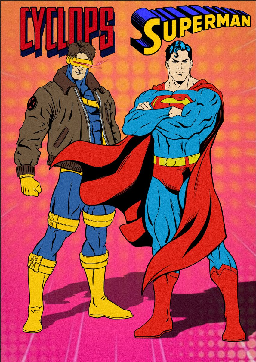 paulcameronart's tweet photo. The @DCOfficial and @MarvelComicsHQ teamup you didn't know you needed...The boys in Blue!
@Xmenofficial @Superman #fanart #marvelccomics #dccomics #cyclops #superman https://t.co/BZ7n8iLg3O