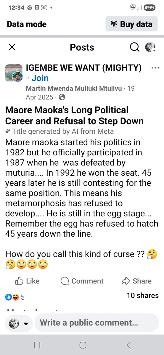 mwarsama's tweet photo. UNITED OPPOSITION TRIBES STOLE PARKLANDS SCHOOL LAND NOT SOMALIS

WED FEB 11 2026

BY MOHAMED WARSAMA 

WHAT is this hullaballoo  about Somalis allegedly stealing land near North Highridge Primary School in Parklands emanating from the mountain kingpin of noise makers Rigathi Gachagua? 
We all believed him that Mandera Governor Mohamed Khalif allegedly stole that piece of land and started building an apartment building on it.
But not anymore from today Wednesday February 11 2026.
Not after reading a court case report in Daily Nation of February 11 2026.
In black and white the report said traced the history of the land as taken to court by EACC:

1. Hanosa Developers Limited
2. Leah Bosibori a Kisii
3. Alloy Maore a Meru
4. Governor Khalif  a Somali 

Records in court indicated the property was first allocated to Hellen Njeri in 1995 long before Devolution. 
Her name betrays her as a Kikuyu like Gachagua. 
In 1997 it was transferred to Shasheensha Investments Limited.
Then it was transferred to Richard Maoka Maore former Igembe North MP a Meru cousin of Gachagua. 
Maore sold to Khalif. 
So who are the Original Sinners? 
Why are they not taken to court to punish them for the Original Sin ?
Jesus will not carry the burden of their Original Sin as long as Gachagua is alive.

MOHAMED WARSAMA