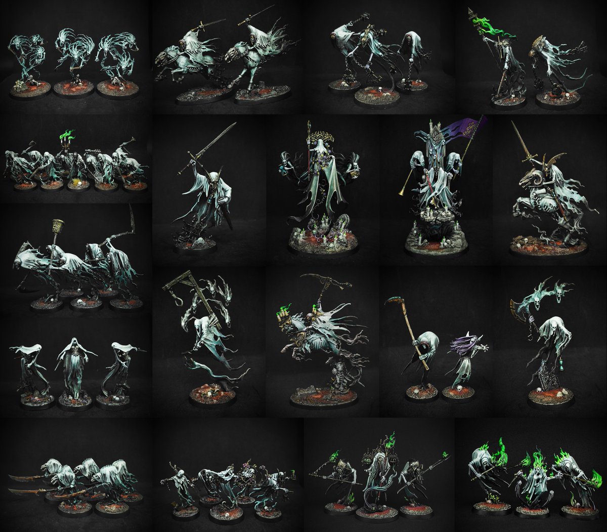 私はこういう模型を作っています ウォーハンマーAOSの主にナイト