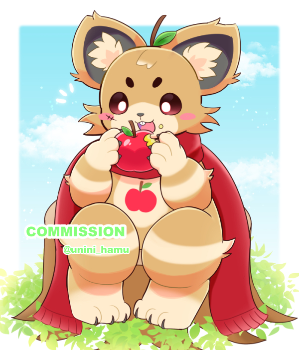 unini_hamu's tweet photo. skeb納品しました！
リクエストとブーストありがとうございました🍎❤️ https://t.co/MSm1P9dPKP