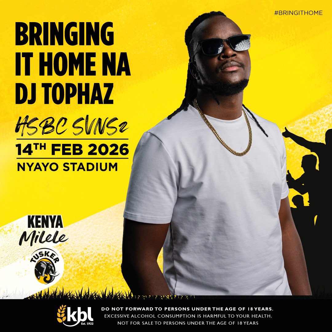 thejam984's tweet image. #HSBCSVNS2 MATCHDAY - From 5:00 PM to 1:30 AM, Tusker Village is where it’s happening! Roll with your crew, bring the energy, and let’s dance the night away!  #BringItHome