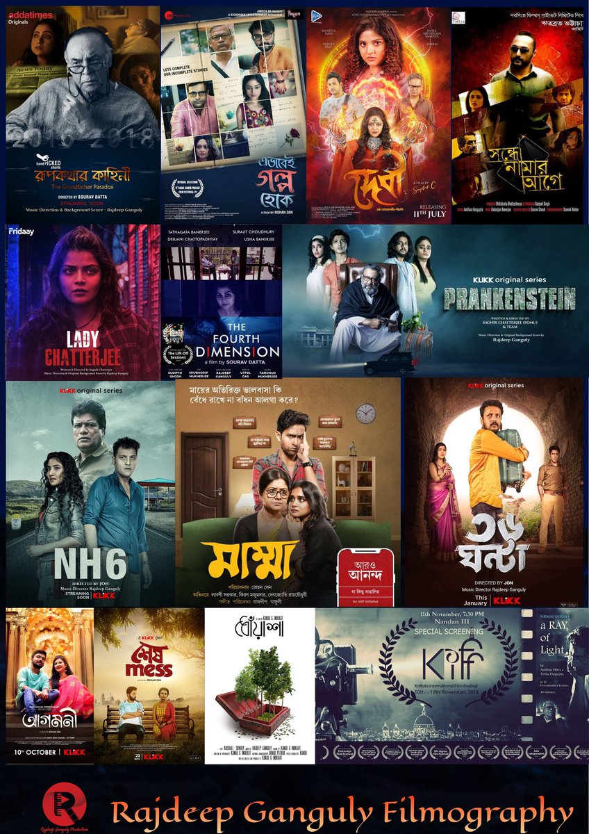 My Reel Life 🎬📽️🎙️🎥🎵

Follow my IMDb - m.imdb.com/name/nm1055044…

For any of your new music project related queries, feel free to call at 9874030025

#rajdeepgangulymusic #filmography #filmmusic #rajdeepgangulyfilmography #musicdirection #filmsong #bgm #filmscoring