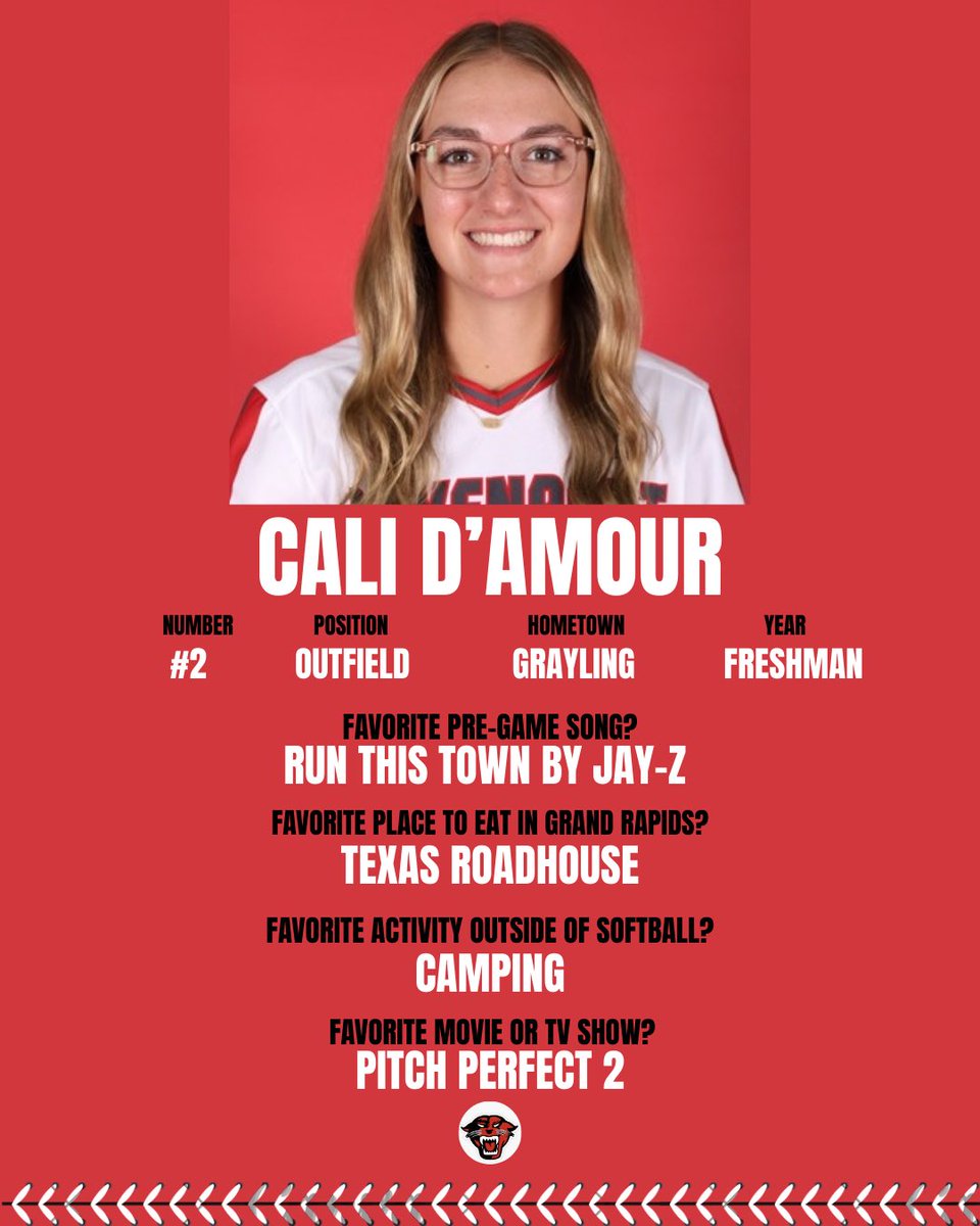 bkoch1991's tweet photo. Meet @DU_PantherSball Team #18!  Next up is Freshman @CaliDAmour21 
#8daystilfirstpitch https://t.co/yfjbFe9eJb
