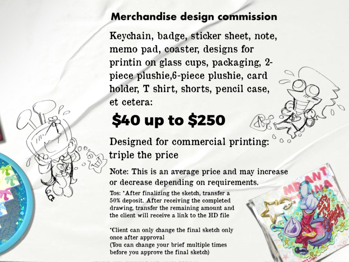 Self Merch MERCH DESIGN COMMISSION OPENS!! Whether you're a self-shipper or a ...