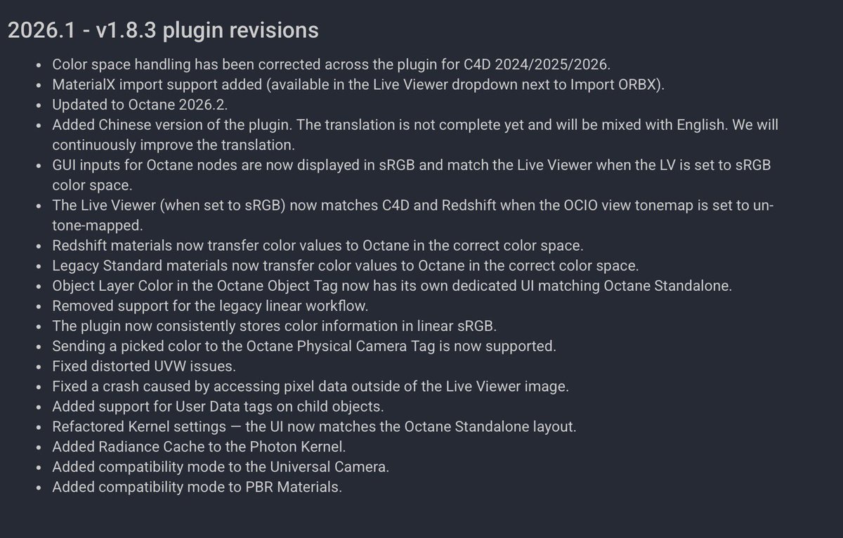 Octane Render Italia tweet media