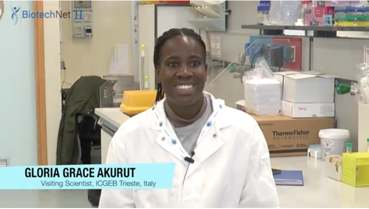 ICGEB's tweet photo. For #IDWGS2026 🌍🔬
Gloria Akarut (Kampala) is strengthening pandemic preparedness while building cutting-edge biotech skills inside and beyond the lab.
Her journey paves the way for #BIOTECHNET ICGEB fellowships for researchers across East Africa. ✨
🎬 https://t.co/ehwxbsP9FK https://t.co/HiGL3KgzbH