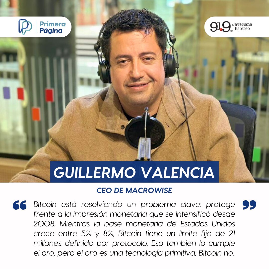 👨‍💼 #AnálisisPPRadio Guillermo Valencia, CEO de Macrowise

🔴 En Bogotá sintonice los 91.9 FM de Javeriana Estéreo o Tuneln Radio 📻