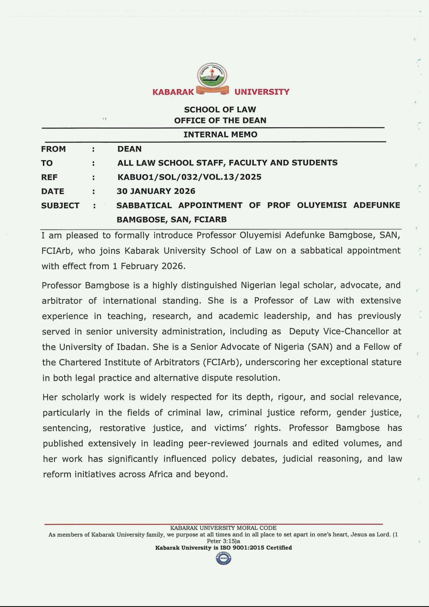 Kabarak Law School tweet media