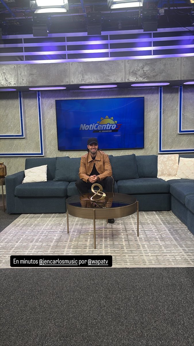 Cortesía @casapura_movie IG Stories 
En minutos <a href="/jencarlosmusic/">Jencarlos</a> por <a href="/WapaTV/">Wapa Televisión</a>
#JencarlosCanela #PuertoRico🇵🇷
