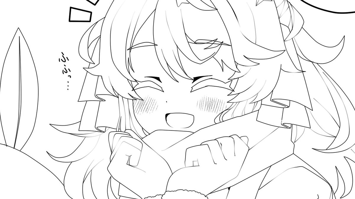 描いてます 