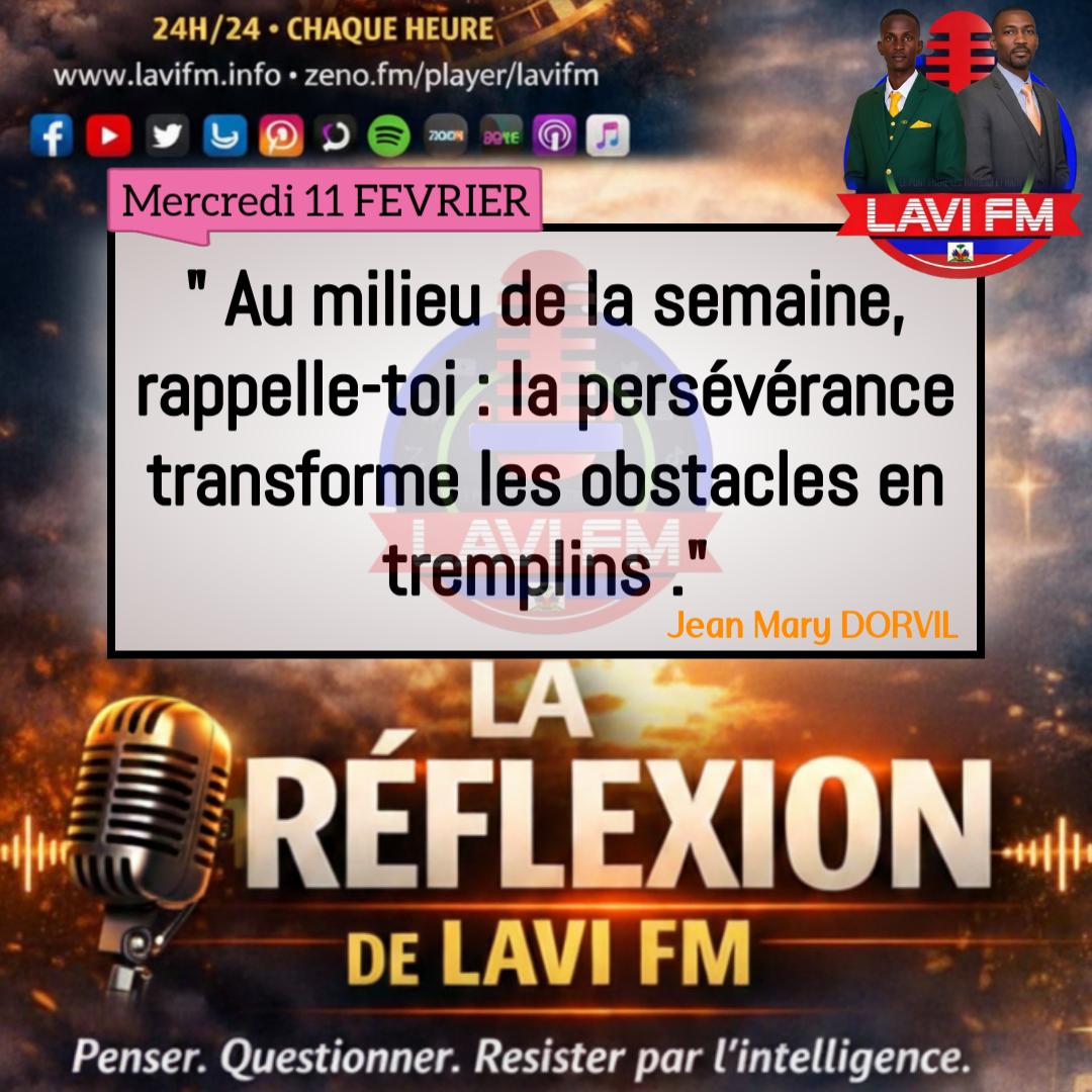 LA RÉFLEXION DE LAVI FM